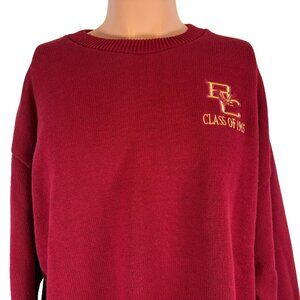 Vintage Boston College Eagles Sweater Mens XL Class Of 1965 Crewneck Made In USA